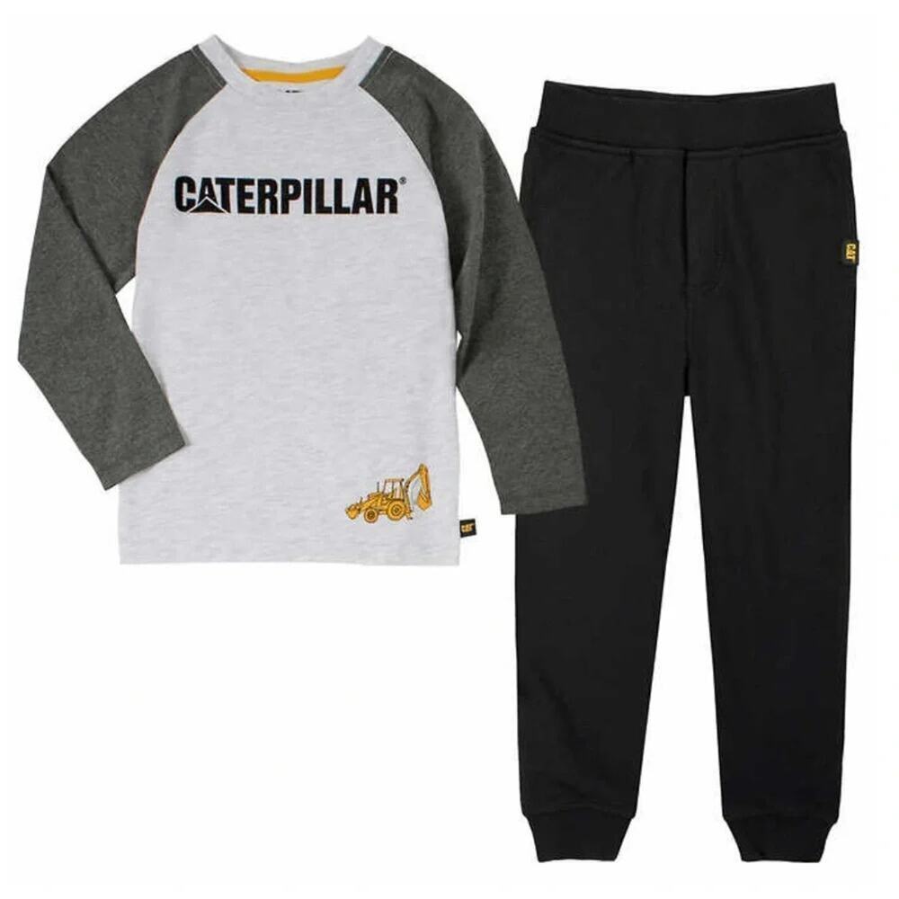 CAT Caterpillar Boy’s Joggers Shirt 2 piece Set Size 3T NWT